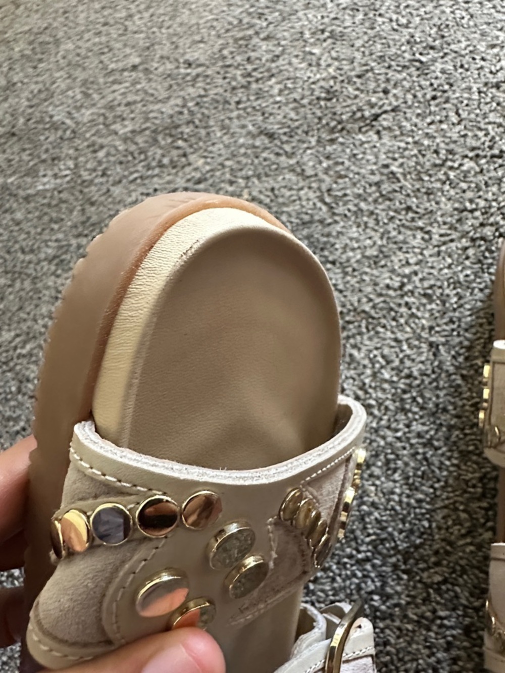 Free People Revelry Studded Sandals. Sz 6 - Picture 6 of 15